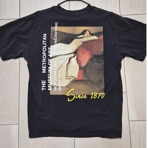 Met Museum “American Wing / Since 1870” TEE - Black